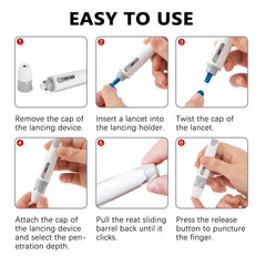 One-click operation shown on CareLiving lancing device