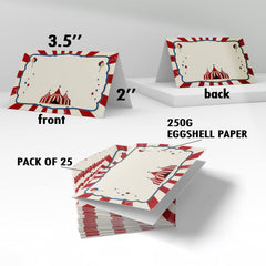 Blank 25 pack place cards for parties
