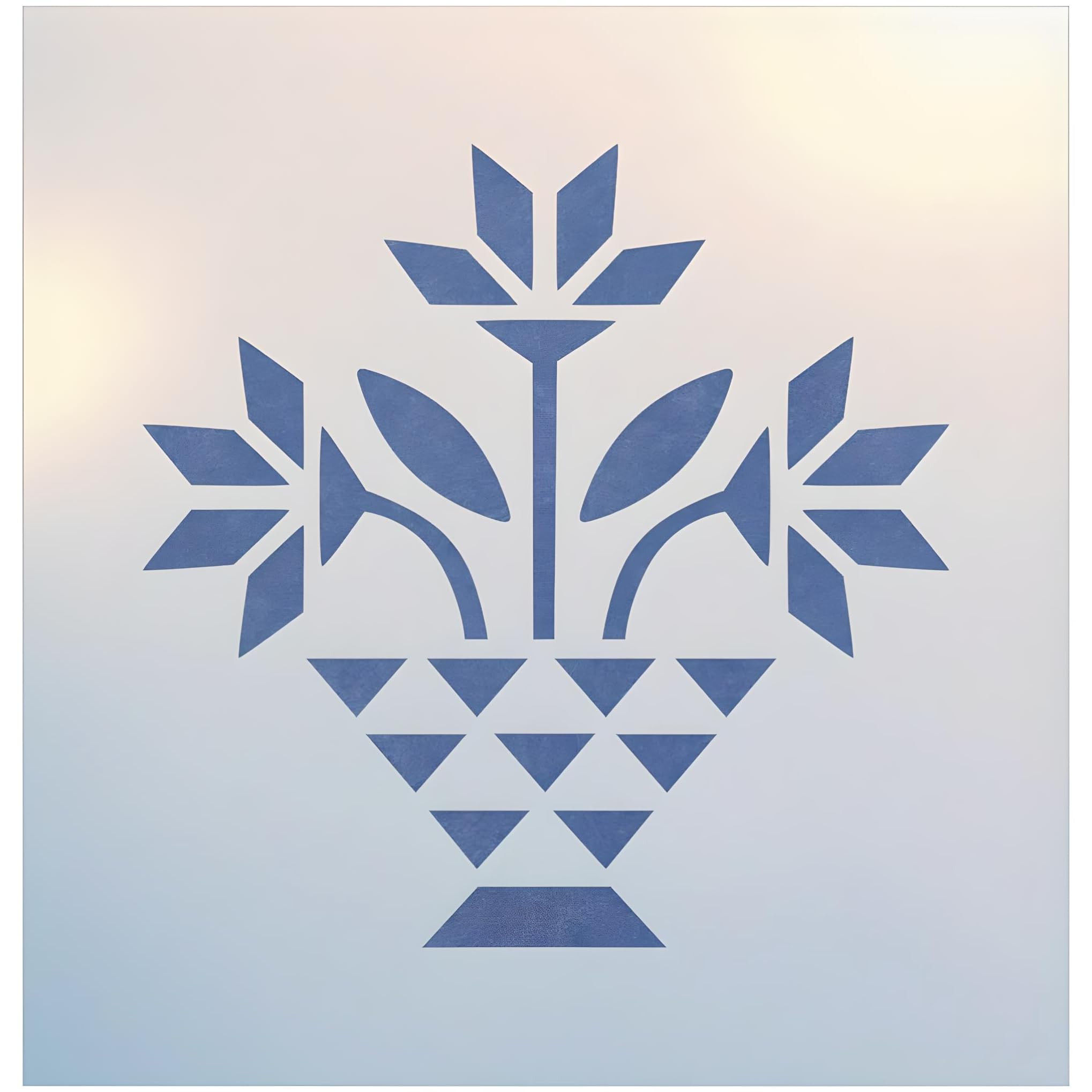 Carolina Lily Quilt Stencil 6x6 design on Mylar template