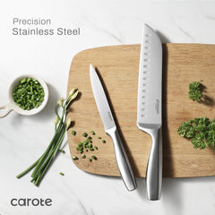 CAROTE Razor-Sharp edges highlighting blade sharpness