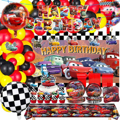 Cartoon Birthday Decorations garland kit with balloons image