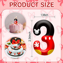 Candle size approximately 2.36 x 1.38 inches for various cakes