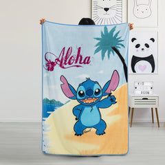 Cartoon Stitch Supey blanket for children size 55x40 inches