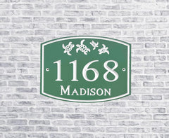 PVC outdoor house sign with UV coating