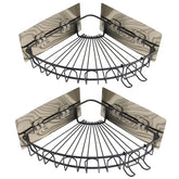 Casaphoria corner shower caddy with adhesive mounting