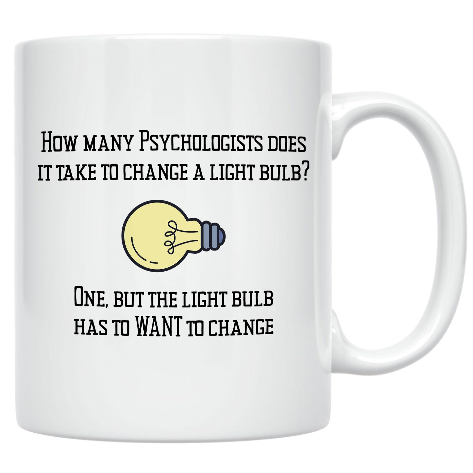 Casitika Psychology Gifts psychologist coffee mug front view