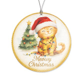 Cat Christmas ornament for tree 2025 design