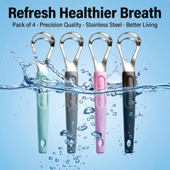 Colorful tongue scraper for kids and adults by Cbiumpro