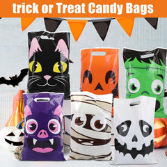 double sided halloween bag with 6 designs in 6 colors