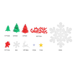 ccinee bright table decoration set for christmas