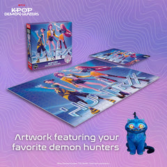 Zoey Rumi Mira characters on Kpop Demon Hunters puzzle