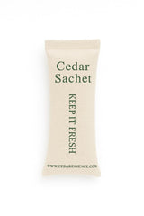 Cedar Essence Aromatic Cedar Sachet Shoe Fresheners 4-pack cotton bags