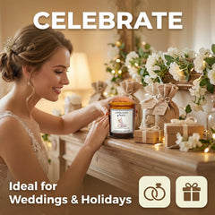Cedar blend soy wax candle for homes