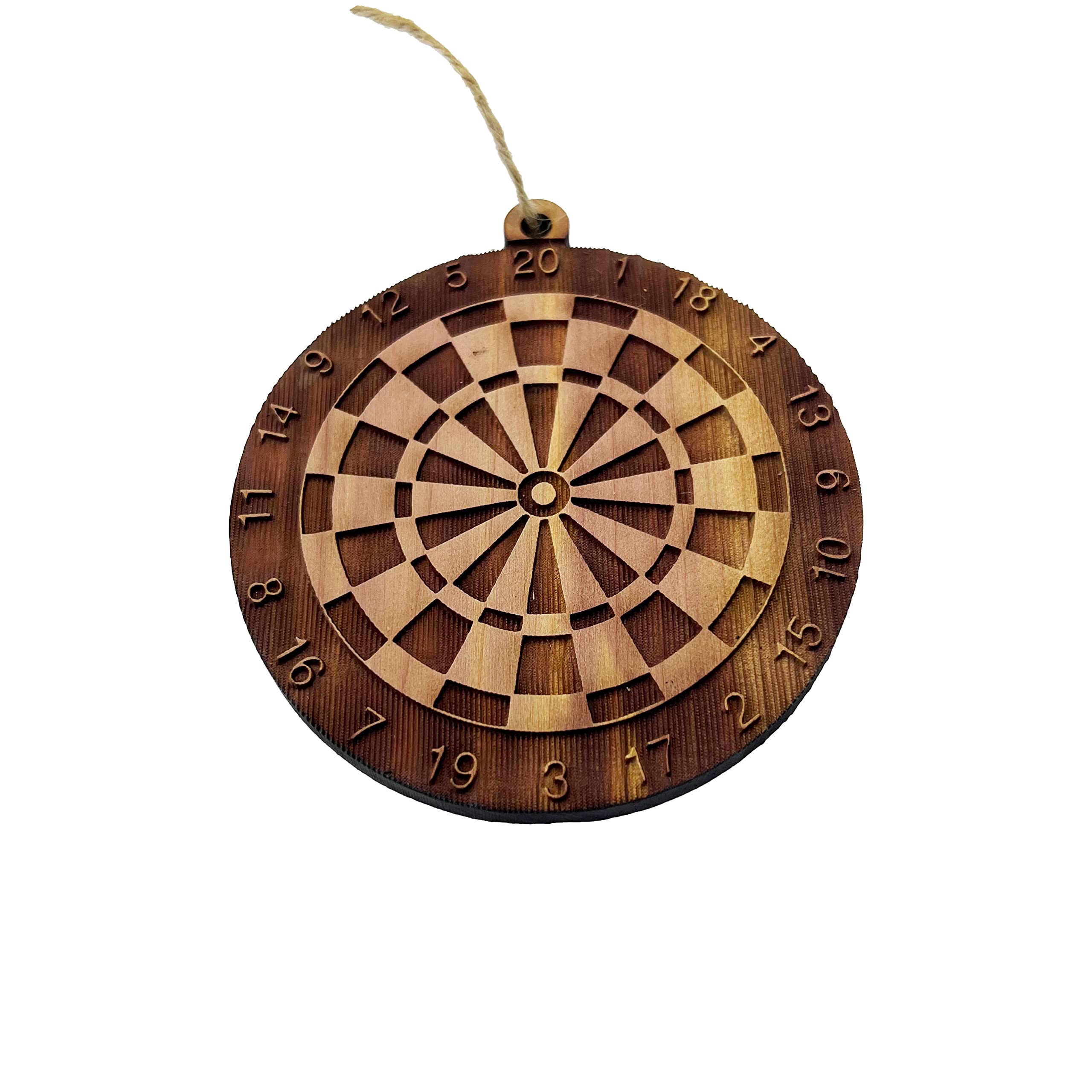 Cedar Ornament Dart Board Pure Cedar