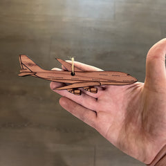 Laser engraved cedar ornament design detail