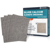 Ceeport Ag Silver Calcium Alginate 4x4 wound dressing pad box image