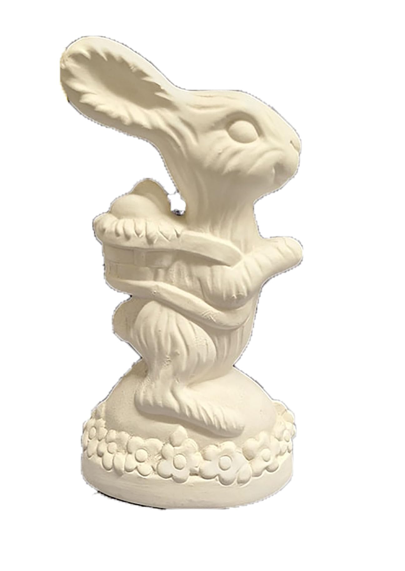 Ceramic Chocolate Candy Bunny 7 inch ready to paint ceramic bisque
