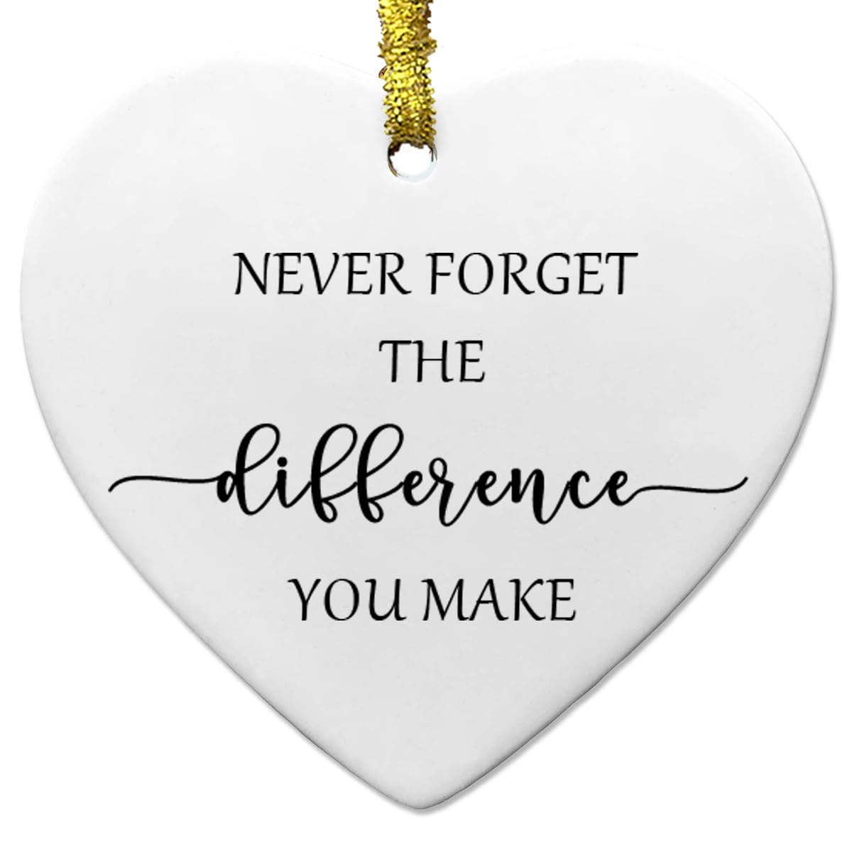 Ceramic Heart Keepsake for Mom close up of elegant design