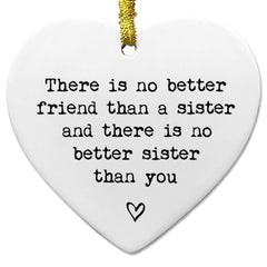 Ceramic Heart Keepsake for Mom closeup showing elegant design