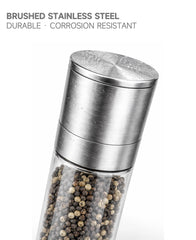 Ceramic rotor provides smooth grinding in pepper grinder