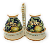 Ceramiche d'Arte Parrini salt and pepper set with lemon motif