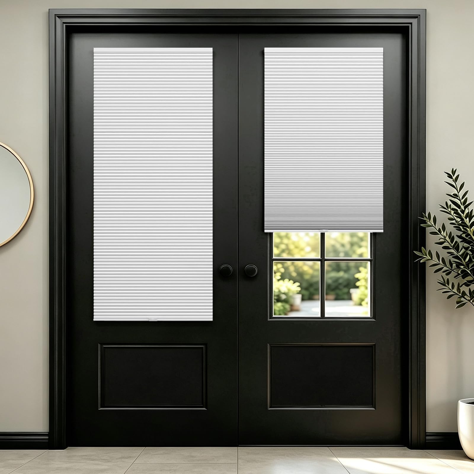 Changshade blackout cordless cellular shades for Windows white 33x72