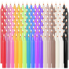 changtikeji-160-pack-spell-chime-candles-4-inch-taper-multicolor