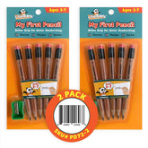 Channie's My First Pencil jumbo pencils for kids ages 3-7 two pack