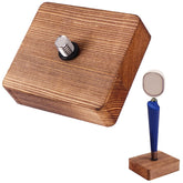 Charred Wood Beer Tap Handle Holder display stand