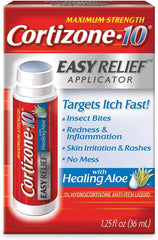 CHATTEM Cortizone-10 Easy Relief Applicator Anti-Itch Liquid 1.25 oz packaging