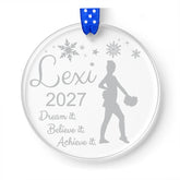 Cheer Ornament 3 inch acrylic ornament