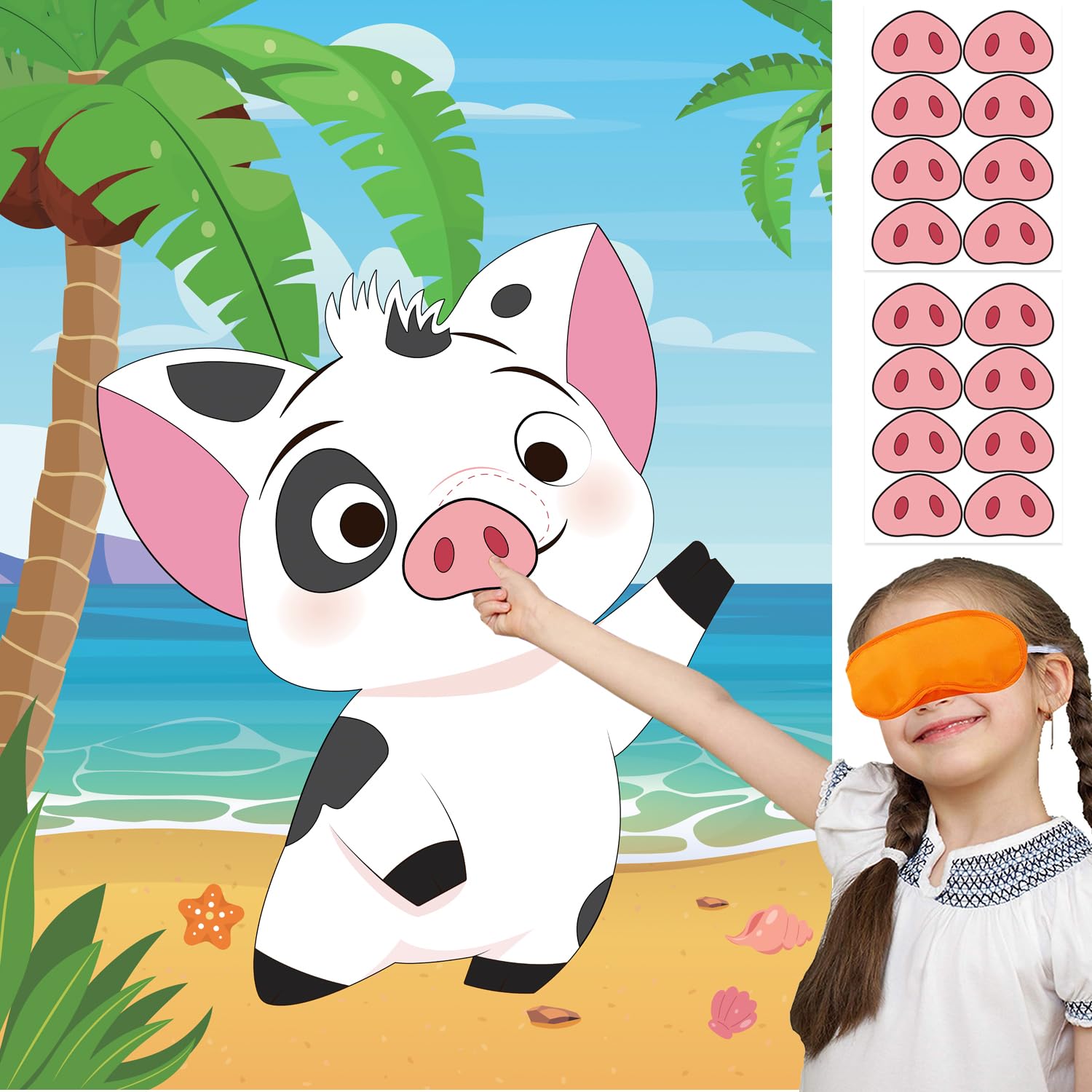 CheerChamp Moana pig poster 21 x 27.5 inches