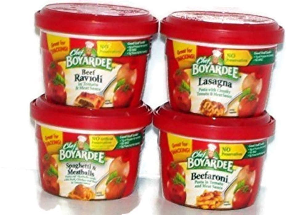 Chef Boyardee four-flavor microwavable bowls variety pack 7.5 oz each