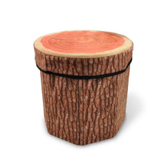 CHEFAN Fruit Storage Stool Ottoman front view 12x12x12 in