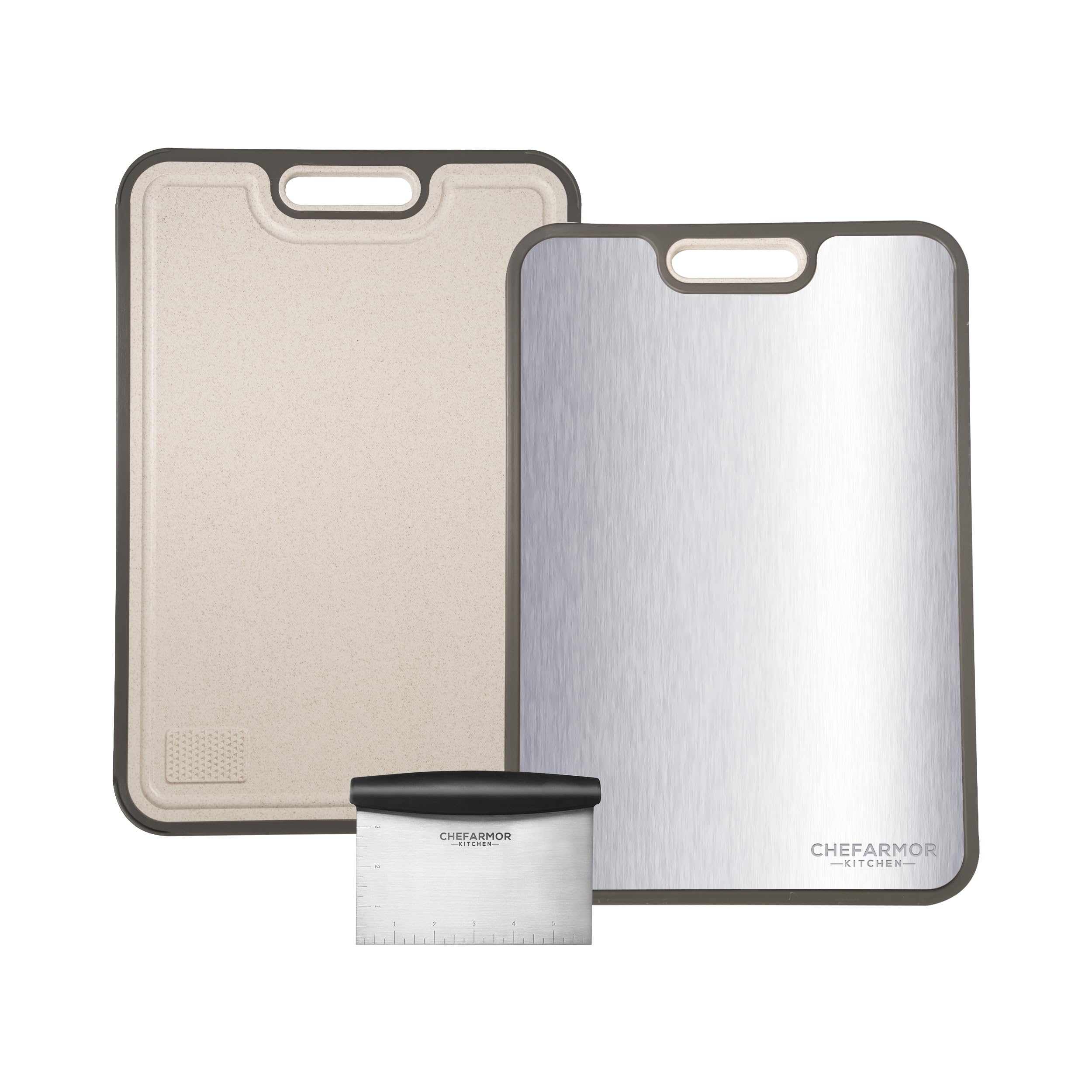 ChefArmor kitchen titanium cutting board with double sided surface