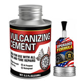 Chemical Vulcanizing Cement 8.5 oz tire repair glue with brush top