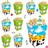 CHENRINDECO Toy Inspired Cartoon Story Popcorn Boxes set 24pcs two styles