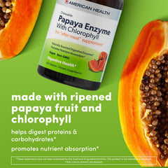 Vegan Non-GMO papaya enzyme chewables 600ct packaging