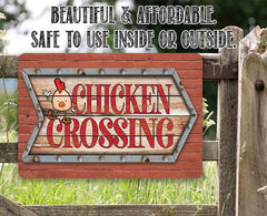 Aluminum chicken coop sign epoxy ink finish 8x12