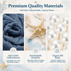 Chicplaid starfish seashell decorations and shells