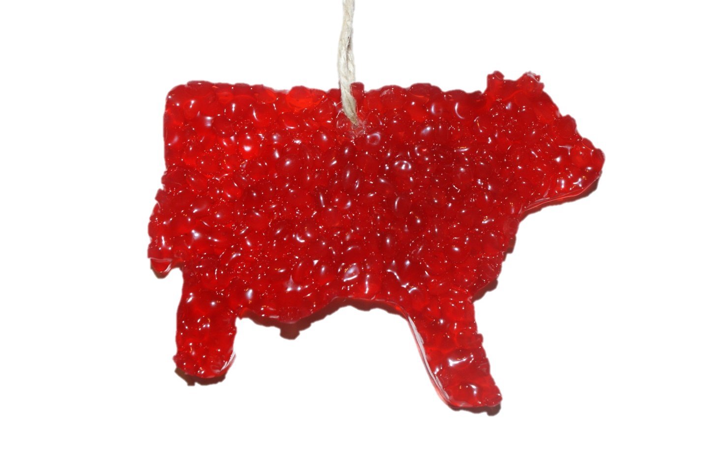 ChicWick car candle strawberry leather cow shape car freshener