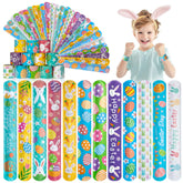 Childom 36 piece Easter slap bracelet bulk pack