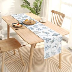 Bright colors and unique pattern table runner design