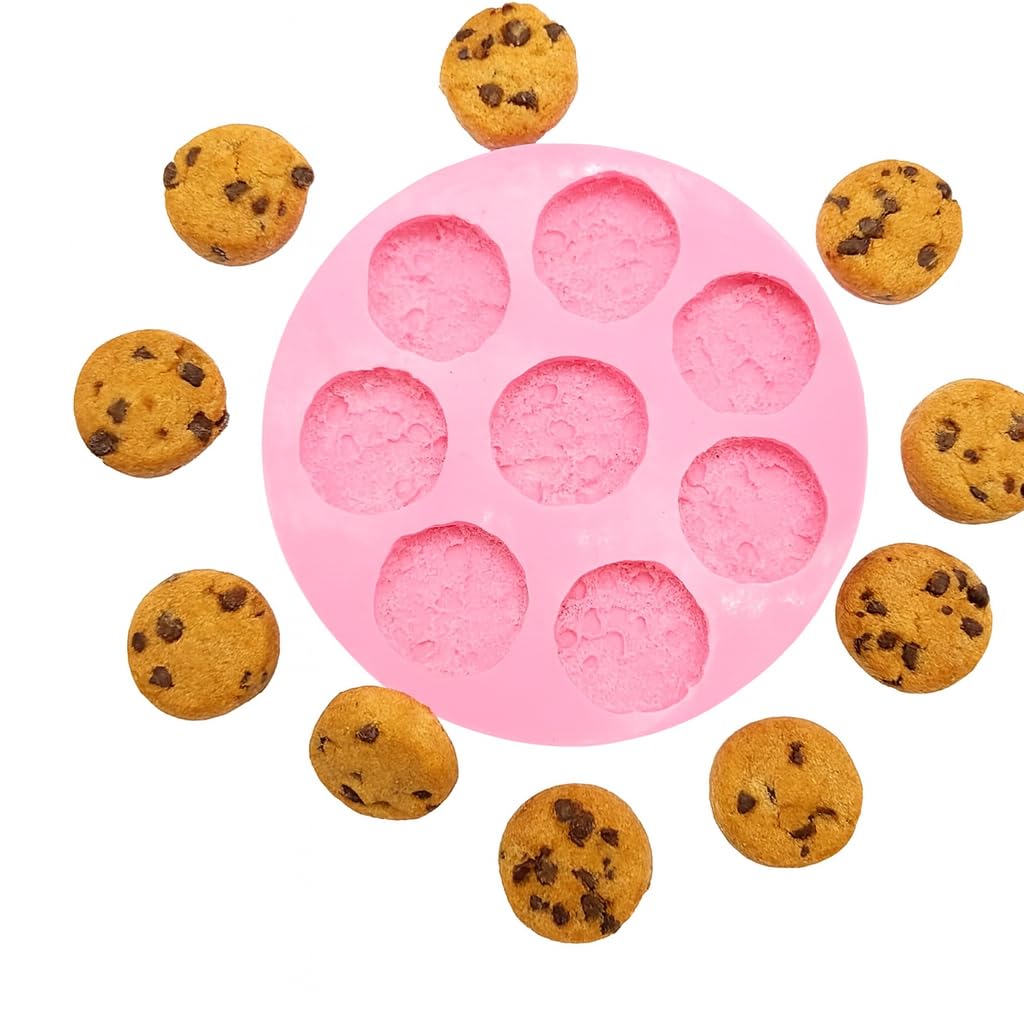 NS076 chocolate chip cookies mold silicone eight cavities