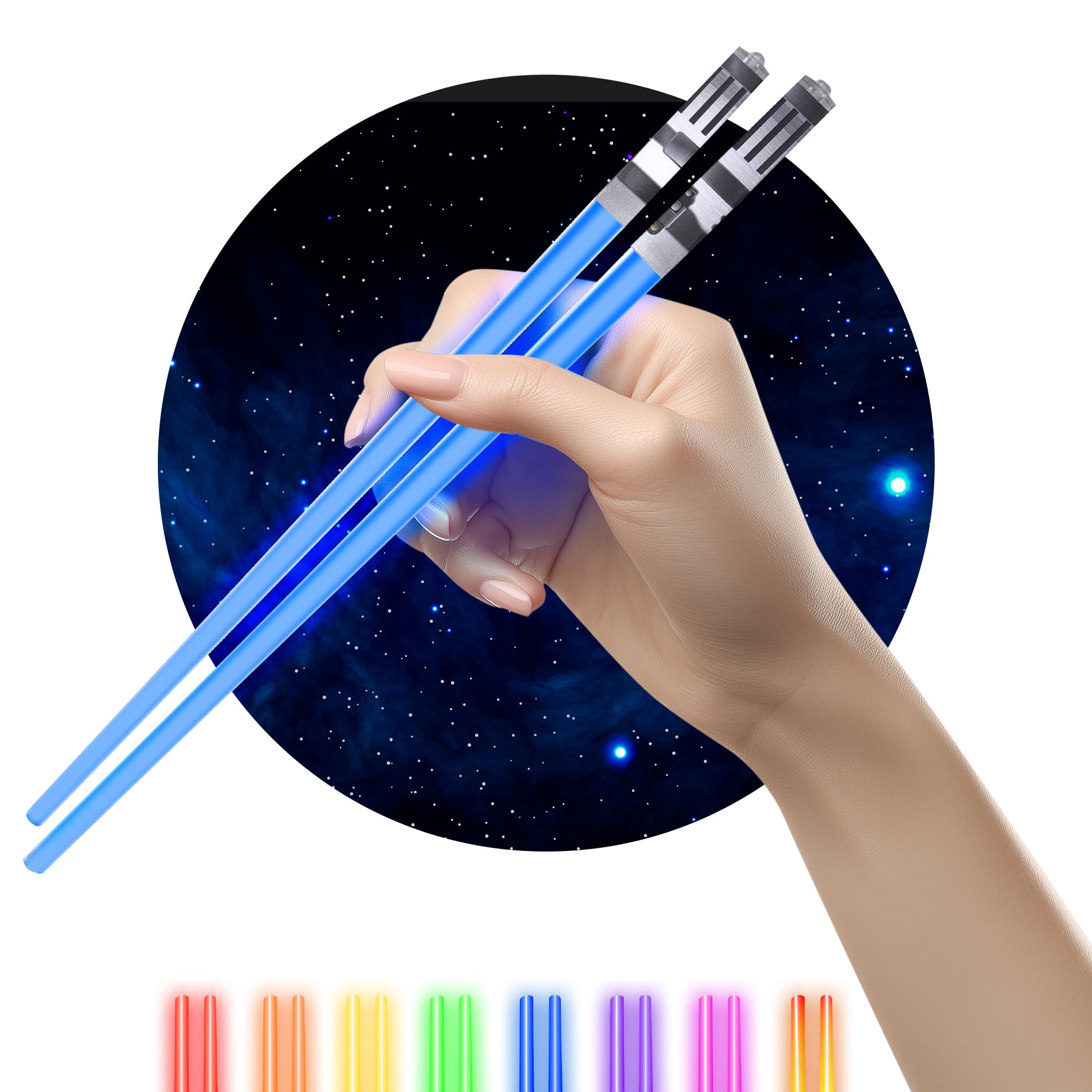 ChopSabers lightsaber LED light up chopsticks two pairs