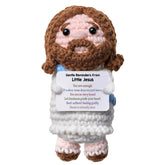 Front view of Christian Gifts for Women Girls her crochet Jesus encouragement gift