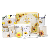 Christian Sunflower Gifts for Women 11pc gift set arrangement