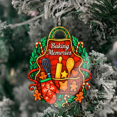 Christmas kitchen decor ornament with story card