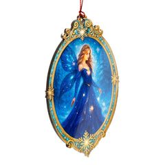 Christmas ornament 2025 shown with story card packaging