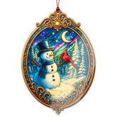 Christmas Ornament 2025 Snowman acrylic ornament for Christmas tree